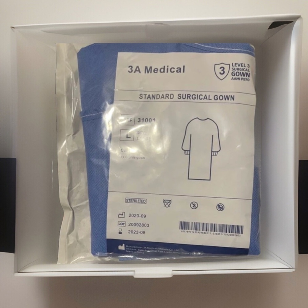 Standard medical gown